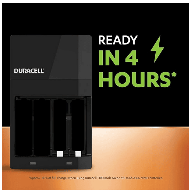 Duracell 4 Hours Battery Charger