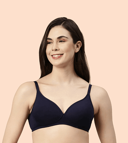 Enamor Supima Cotton Women's Plunge Lift Everyday T-Shirt Bra A039