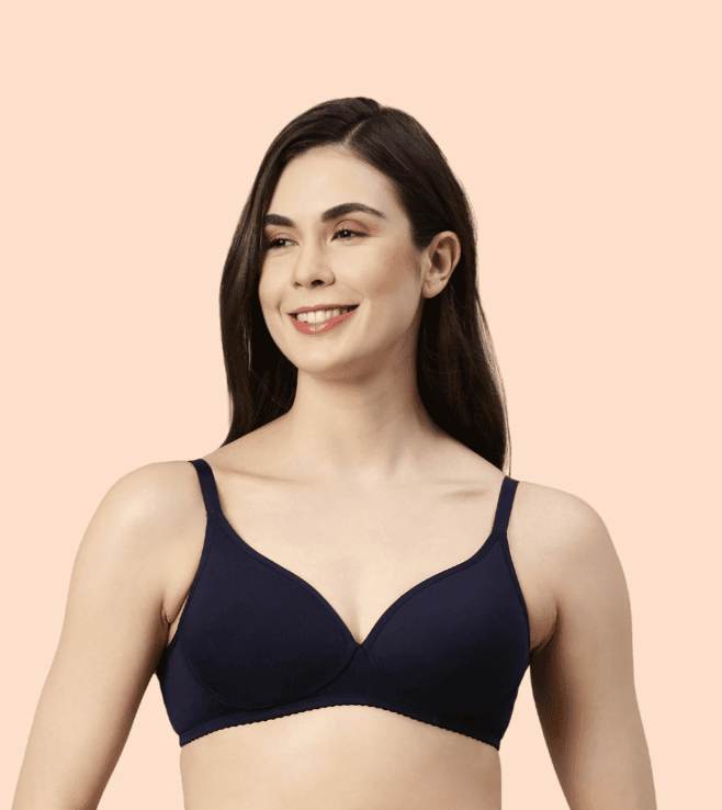Enamor Supima Cotton Women's Plunge Lift Everyday T-Shirt Bra A039