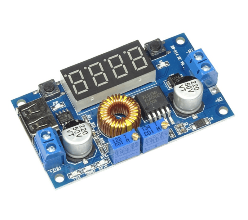 DC-DC XL4015 Adjustable Stepdown Module 5A 75W with 4 Bits Digital Display Voltmeter