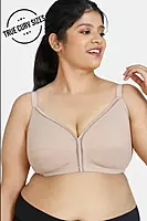 Zivame True Curv Cotton Laminated Non Wired Full Coverage Minimiser Bra - Ncesp07