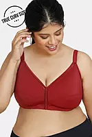 Zivame True Curv Cotton Laminated Non Wired Full Coverage Minimiser Bra - Ncesp07
