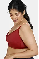 Zivame True Curv Cotton Laminated Non Wired Full Coverage Minimiser Bra - Ncesp07