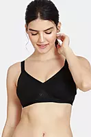 Zivame Single Layered Non Wired Full Coverage T-Shirt Bra - PY10HL