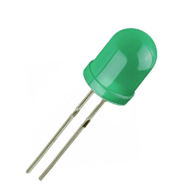 Green LED 10mm DIP ( Qty 10 )