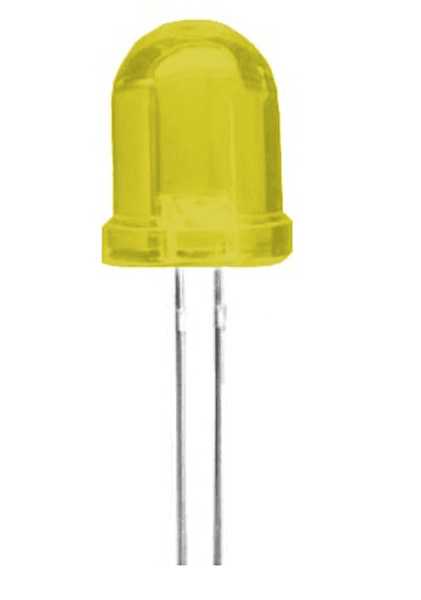 Yellow LED 10mm DIP ( Qty 10 )