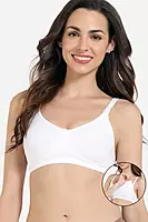 Zivame Maternity Double Layered Non Wired 3/4th Coverage Nursing Bra - ZI10TR