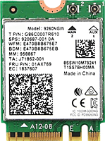 Intel M.2 AC 9260 WiFi Card only       (Model No.: 9260NGW )