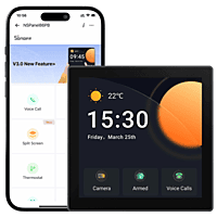 SONOFF NSPanel Pro Smart Home Control Panel, Integrate Zigbee Gateway with Home Security, with Power Consumption Statistics, Thermostat, Call Intercom, etc. All-in-One Control Center Hub with StandW