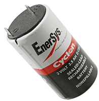 ENERSYS 2V 2.5AH D CELL