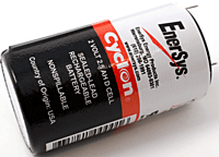 ENERSYS 2V 2.5AH D CELL
