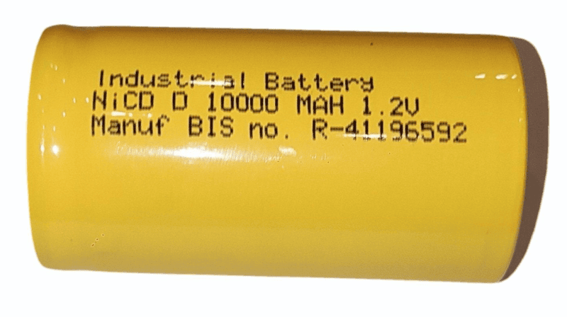 Ni-Cd 10000mah 1.2V Rechargeable Cells