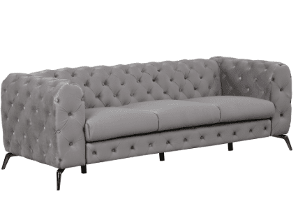 Rochester 3 seater Grey Sofa