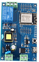 AC90-250V ESP8266, Wireless WIFI Relay, Module 1 Channel ESP-, 12F Wifi Development, Board AC/DC 5V/7-28V/5-, 80V Power Supply