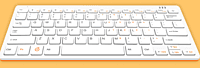 Orange Pi 800 Mini PC Kit with 4GB RAM, 64GB EMMC, Official Keyboard, 800 Keyboard (Pi 800+5V4A Power Supply) With WiFi Connection, White
