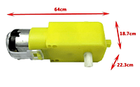 300 RPM DOUBLE SHAFT BO MOTOR