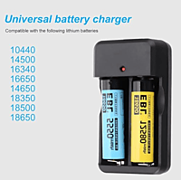 ULTRABYTES Charger for Li-ion Batteries, Model MD-282A Battery Charge Cell Charge Dual Charger