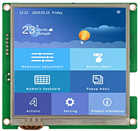 Online Exporter Smart Touch Screen - 4.0 inch HMI LCD Display DMG48480C040_03W DWIN