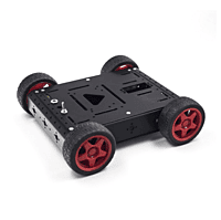 Metal Tank Robot Smart Car Chassis Kit (Black)