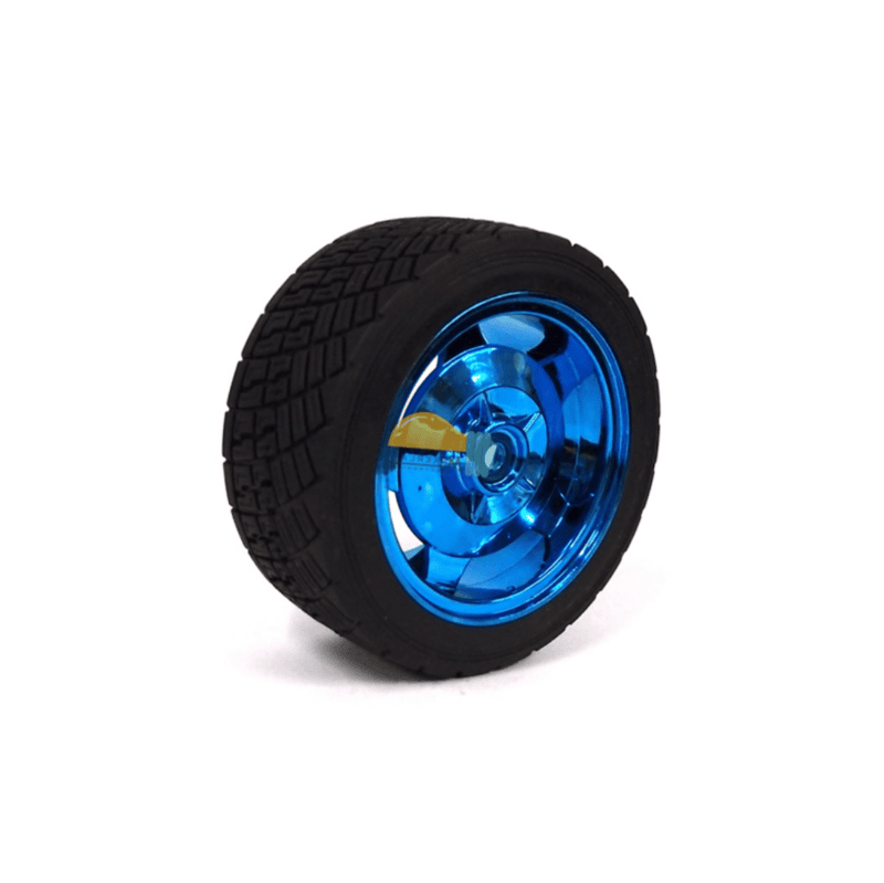 83MM Large Robot Smart Car Wheel, 35MM Width Surface- Blue