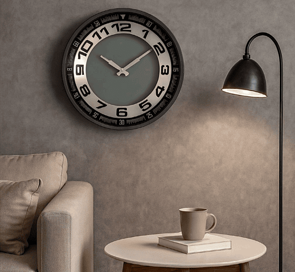 Modern Numeric Dial Wall Clock