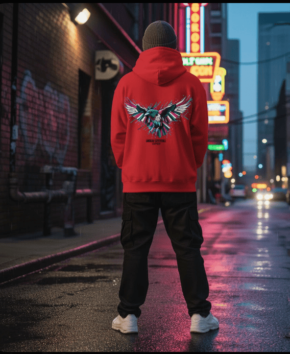 dynamic raven hoddie