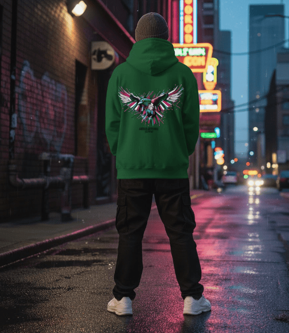 dynamic raven hoddie