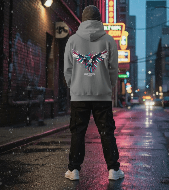 dynamic raven hoddie