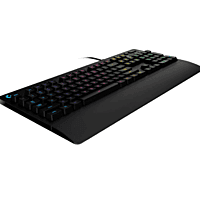 Logitech G G213 Prodigy USB Gaming Keyboard with LIGHTSYNC RGB Backlit Keys, Spill-Resistant, Customizable Keys, Dedicated Multi-Media Keys (Black)