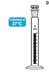 Measuring Cylinders - Round Base - I/C stopper