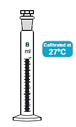 Measuring Cylinders - Round Base - I/C stopper