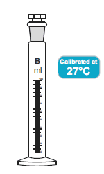 Measuring Cylinders - Round Base - I/C stopper