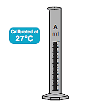 Measuring Cylinders - AMBER with spout
