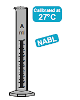 Measuring Cylinders - AMBER with spout