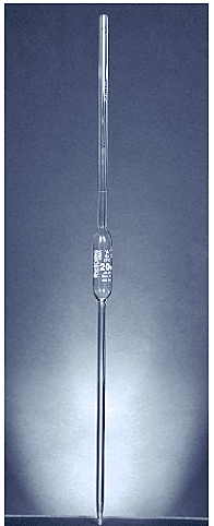 Pipette for Milk Testing, 10.75ml, One Mark, Class ‘A’ with NABL Certificate.