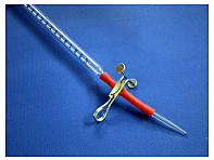 Burettes - Pinch Cock Rubber tubing and glass jet