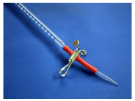 Burettes - Pinch Cock Rubber tubing and glass jet