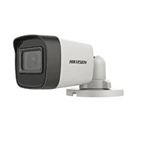 HIKVISION 5 MP Outdoor Bullet CCTV Ethernet Camera with inbuilt Audio Mic IP67 DS-2CE16H0T-ITPFS + BNC/DC, 1080p White