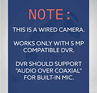 HIKVISION 5 MP Indoor Dome CCTV Camera with inbuilt Audio Mic DS-2CE76H0T-ITPFS White Wired, 1080P