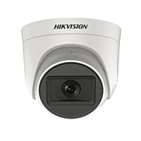 HIKVISION 5 MP Indoor Dome CCTV Camera with inbuilt Audio Mic DS-2CE76H0T-ITPFS White Wired, 1080P