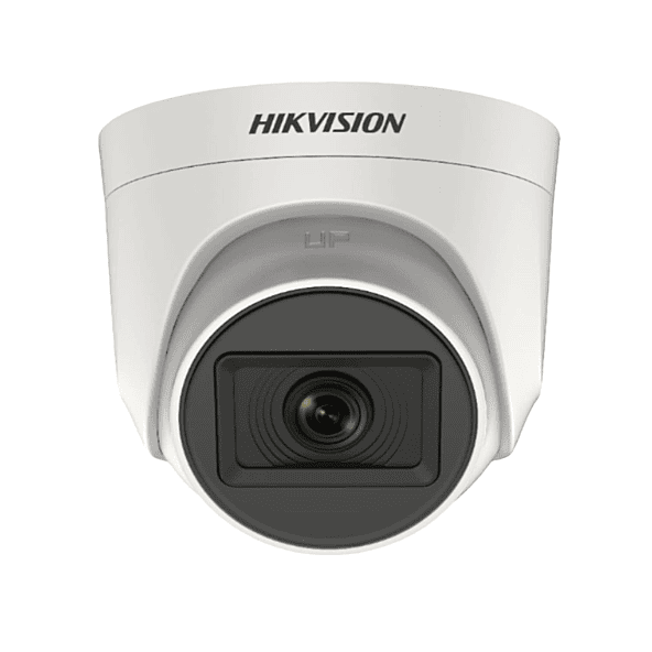 HIKVISION 5 MP Indoor Dome CCTV Camera with inbuilt Audio Mic DS-2CE76H0T-ITPFS White Wired, 1080P