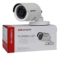 HIKVISION 2MP Eco HD 1080P Night Vision Bullet Outdoor Wired CCTV Camera for 2MP & Above DVRs, White