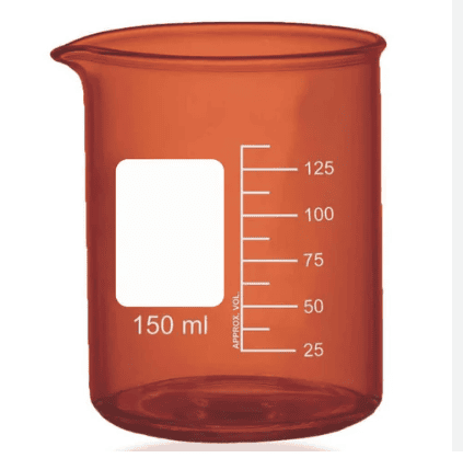 Beakers Low form with spout - AMBER