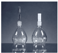 Specific Gravity Bottles - Ground Standard neck with I/C PTFE stopper - Class ‘A’