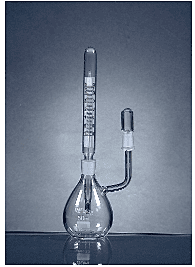 Specific Gravity Bottles with standard joint Thermometer - Pyknometer
