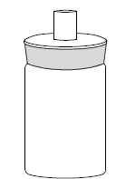 Bottles Wide Mouth with I/C stopper - Tube 15mm Suba Seal