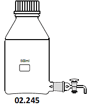 Bottles Aspirator Stopcock with I/C Joint