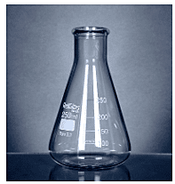 Flasks - Erlenmeyer - CLEAR - Narrow mouth
