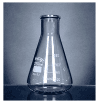 Flasks - Erlenmeyer - CLEAR - Narrow mouth