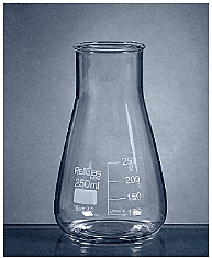 Flasks - Erlenmeyer - CLEAR - Wide mouth